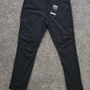 Savage Tac Black Cargo Pants with Graphic Logo